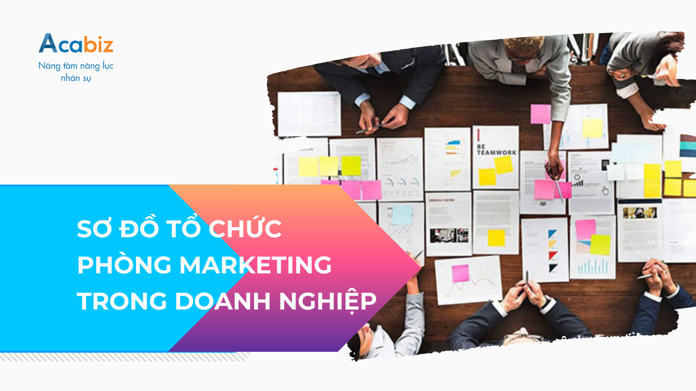 SƠ ĐỒ TỔ CHỨC PHÒNG MARKETING TRONG DOANH NGHIỆP