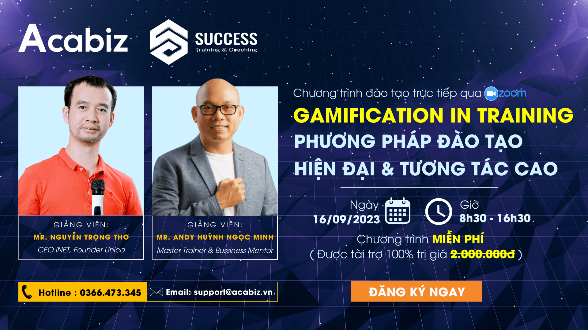 WORKSHOP: GAMIFICATION IN TRAINING – PHƯƠNG PHÁP ĐÀO TẠO HIỆN ĐẠI & TƯƠNG TÁC CAO
