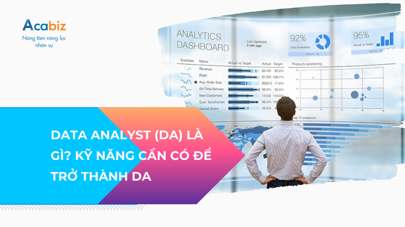Data analyst (DA) là gì? Những kỹ năng cần có để trở thành DA