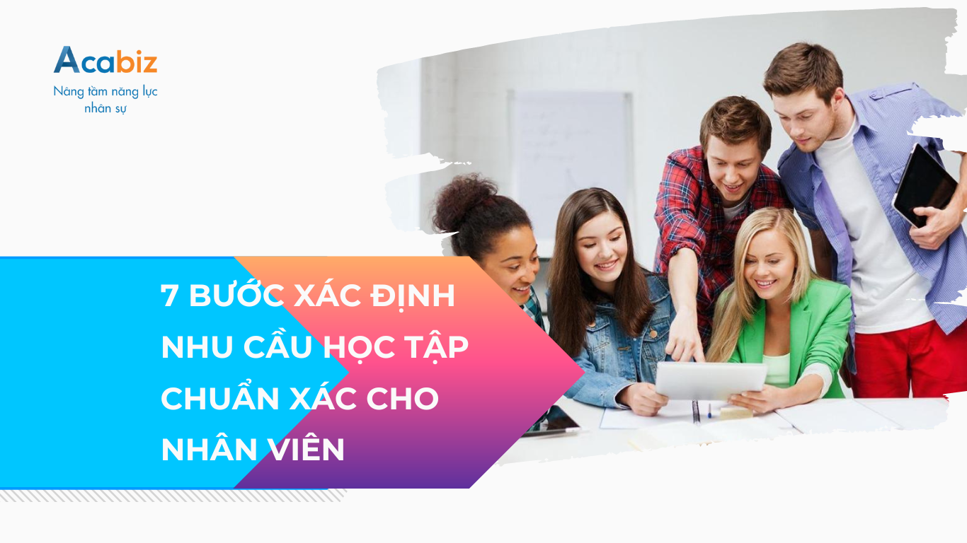 7 Bước xác định nhu cầu học tập chuẩn xác cho nhân viên