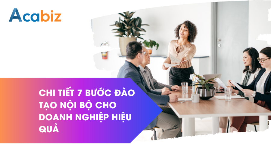 Chi tiết 7 bước đào tạo nội bộ cho doanh nghiệp hiệu quả