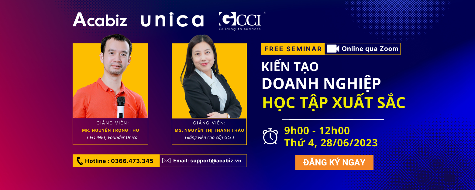WORKSHOP KIẾN TẠO DOANH NGHIỆP HỌC TẬP XUẤT SẮC - NGÀY 28/06/2023